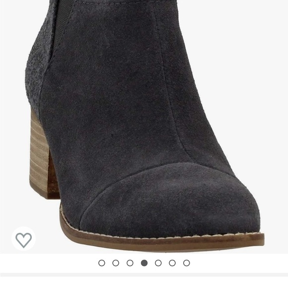 Toms grey suede ankle boots size 8 - Picture 7 of 12